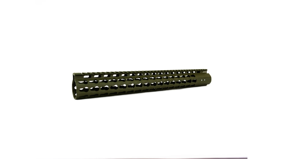 Leapers UTGPRO AR15 15in. Keymod FreeFloat Handguard-OD Green Cerakote, OD Green MTU019SSKG
