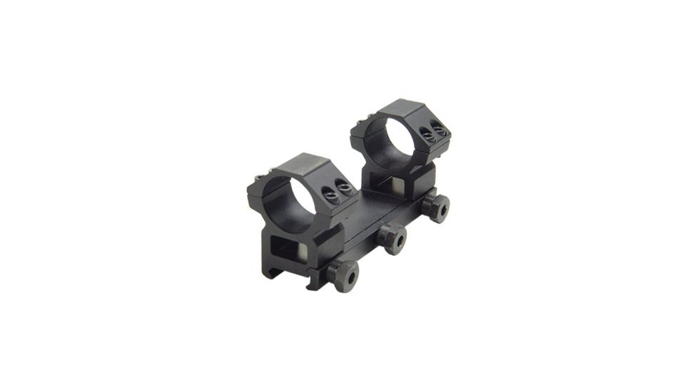 Leapers Weaver Style 1'' Compact Integral Medium Profile, See-Thru Mount, For Scopes Up to 50mm Obj., 4 Top Screws RGWM2PA-25M4