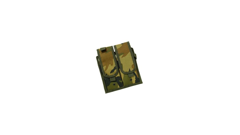 Leapers Velcro Attached Modular Double-Mag Pouch PVC-P547-999 Camouflage