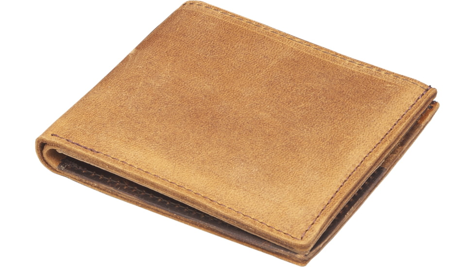 Leather Collections Bifold Reclaimed Wallet, Leather, Random Tan/Brown Tones, US-15
