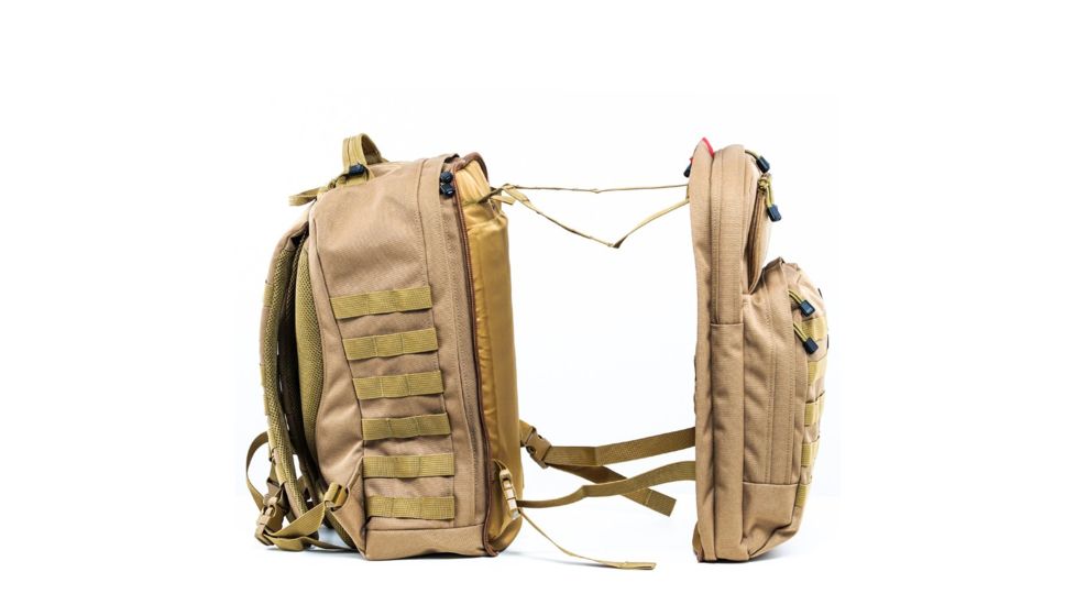 Leatherback Gear Tactical One  Backpack, Coyote Tan TACCT
