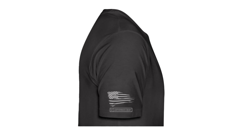 Leatherback Gear USA Shirt T-Shirt - Men's, Extra Large, Black, LBG009BLKXLGTS