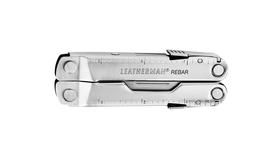 Leatherman Rebar Multi-Tool, 2.9in, 420HC Stainless Steel Blade, Stainless Steel Handle, 831548
