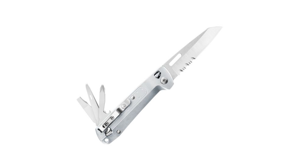 Leatherman FREE K2x Folding Knives, 3.3in, 420HC SS, Silver, 037447006869