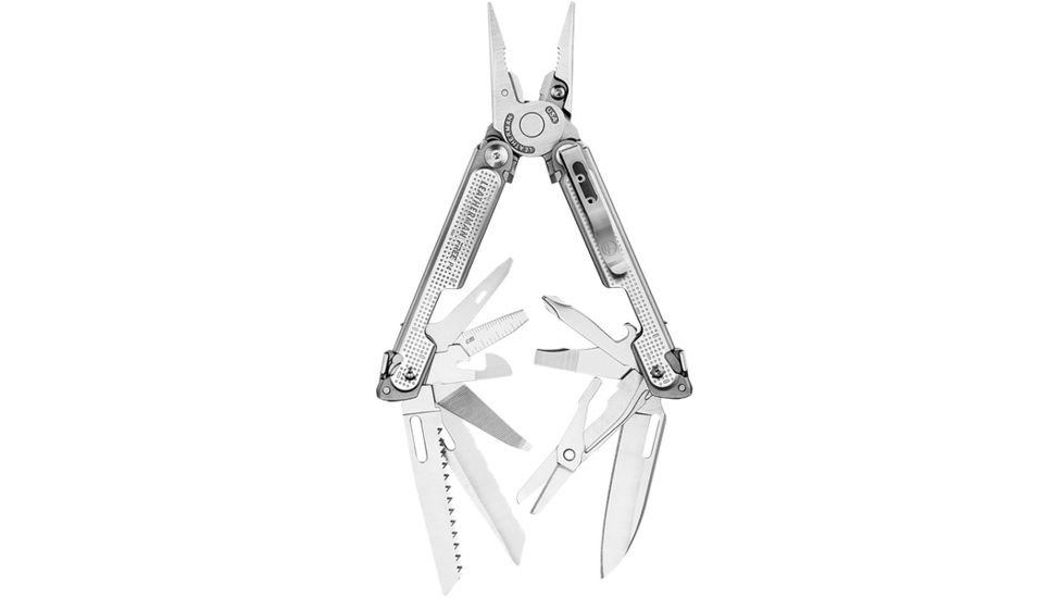 Leatherman FREE P4 Multi-Tools, 21 Tools, Stainless Steel, 037447006623