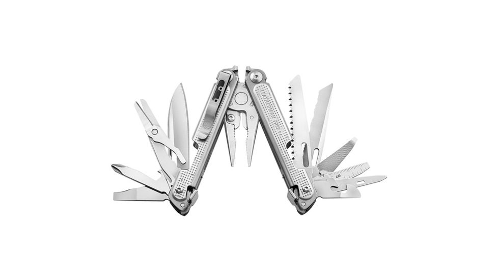 Leatherman FREE P4 Multi-Tools, 21 Tools, Stainless Steel, 037447006623