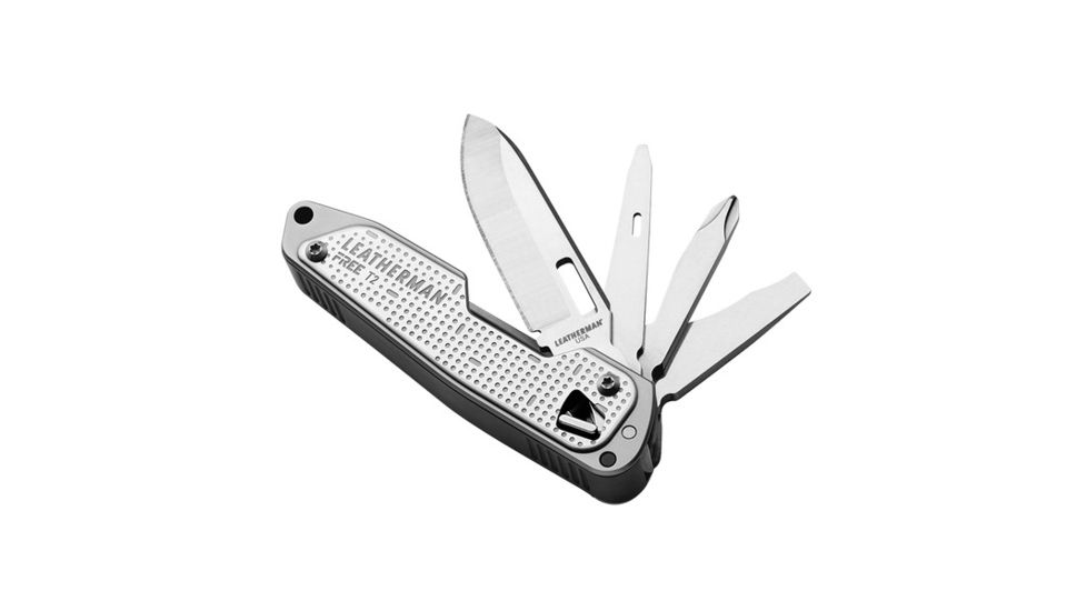 Leatherman FREE T2 Multi-Tools, 8 Tools, Stainless Steel, 037447006708