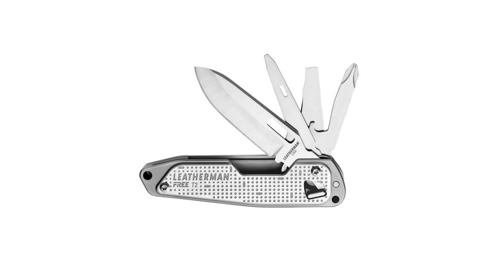Leatherman FREE T2 Multi-Tools, 8 Tools, Stainless Steel, 037447006708
