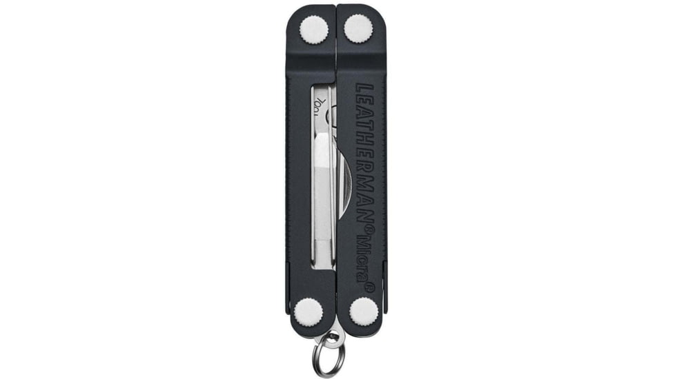 Leatherman Micra Multi-Tool, 1.6in, 420HC Stainless Steel Blade, Jet Black Stainless Steel Handle, 833177