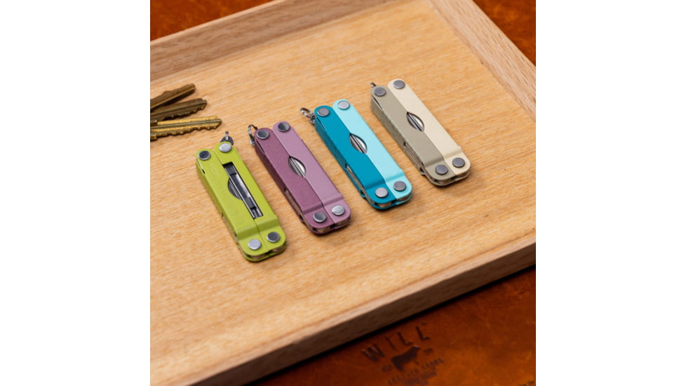Leatherman Micra Multi-Tool, 1.6in, 420HC Stainless Steel Blade, Parakeet Stainless Steel Handle, 833435