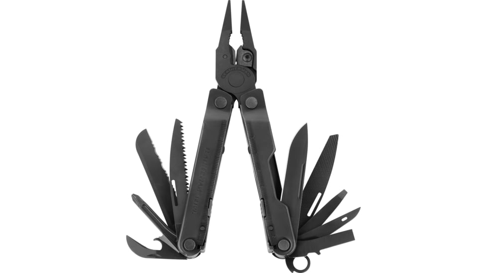 USED, Leatherman Rebar Multi-Tool, 2.9in, 420HC Stainless Steel Blade, Black Stainless Steel Handle, 831554