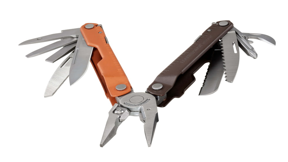 Leatherman Rebar Multi-Tool, 2.9in, 420HC Stainless Steel Blade, Burnt Sienna Stainless Steel Handle, 833312