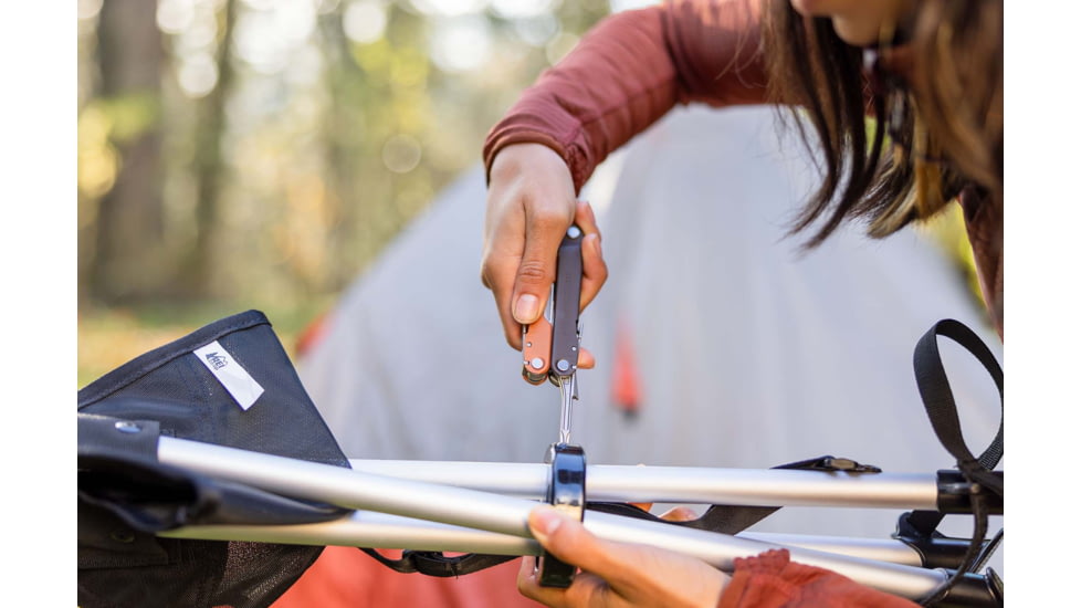 Leatherman Rebar Multi-Tool, 2.9in, 420HC Stainless Steel Blade, Burnt Sienna Stainless Steel Handle, 833312