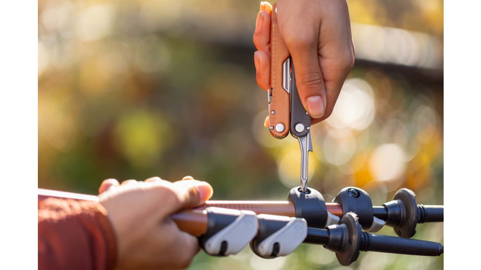 Leatherman Rebar Multi-Tool, 2.9in, 420HC Stainless Steel Blade, Burnt Sienna Stainless Steel Handle, 833312