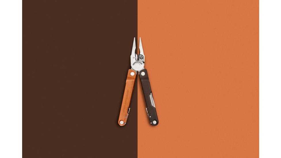 Leatherman Rebar Multi-Tool, 2.9in, 420HC Stainless Steel Blade, Burnt Sienna Stainless Steel Handle, 833312