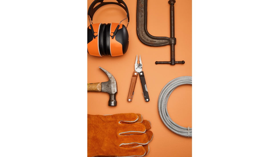 Leatherman Rebar Multi-Tool, 2.9in, 420HC Stainless Steel Blade, Burnt Sienna Stainless Steel Handle, 833312