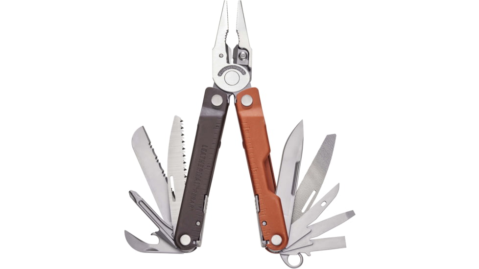 Leatherman Rebar Multi-Tool, 2.9in, 420HC Stainless Steel Blade, Burnt Sienna Stainless Steel Handle, 833312