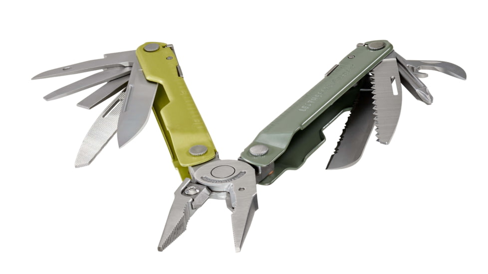 Leatherman Rebar Multi-Tool, 2.9in, 420HC Stainless Steel Blade, Mossy Slate Stainless Steel Handle, 833314