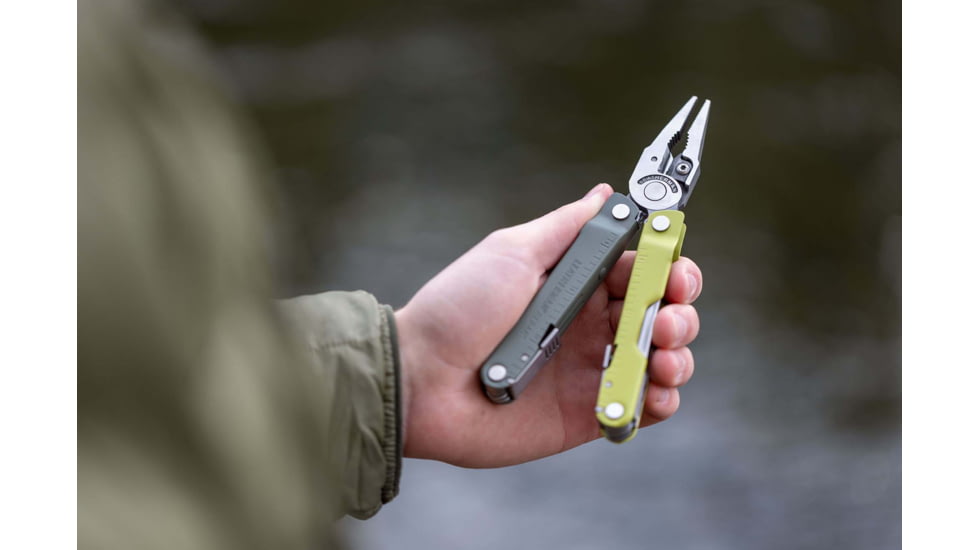 Leatherman Rebar Multi-Tool, 2.9in, 420HC Stainless Steel Blade, Mossy Slate Stainless Steel Handle, 833314