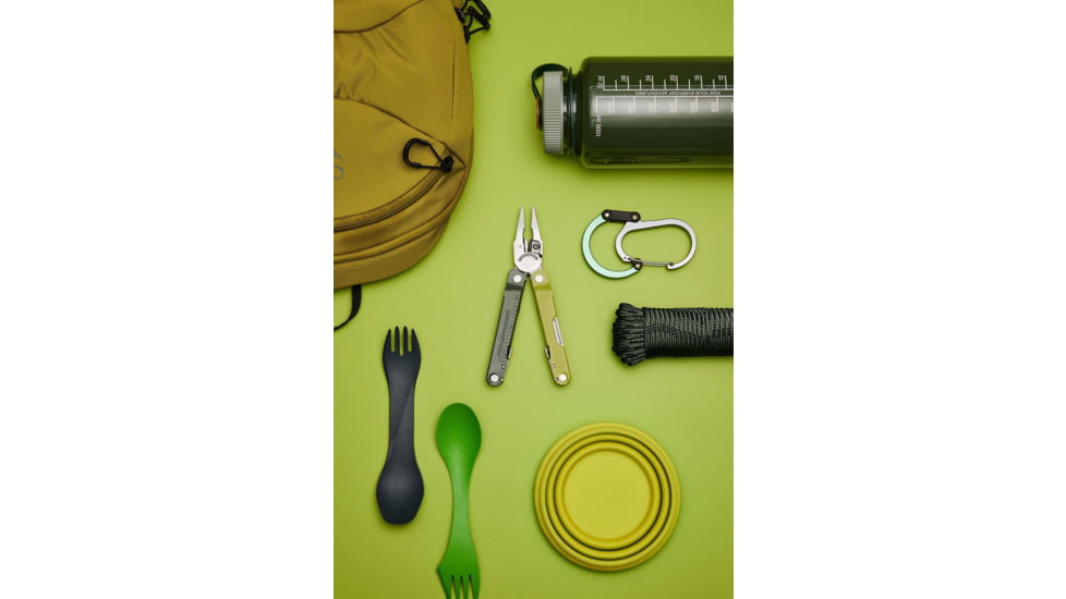 Leatherman Rebar Multi-Tool, 2.9in, 420HC Stainless Steel Blade, Mossy Slate Stainless Steel Handle, 833314