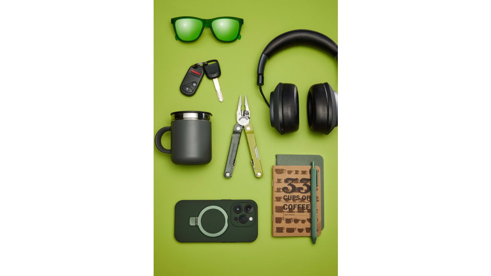 Leatherman Rebar Multi-Tool, 2.9in, 420HC Stainless Steel Blade, Mossy Slate Stainless Steel Handle, 833314