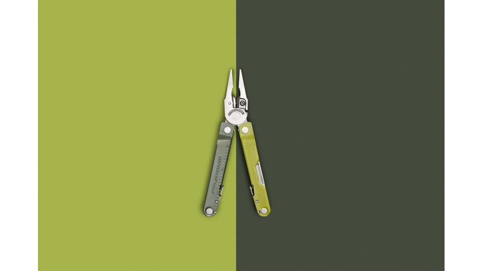 Leatherman Rebar Multi-Tool, 2.9in, 420HC Stainless Steel Blade, Mossy Slate Stainless Steel Handle, 833314