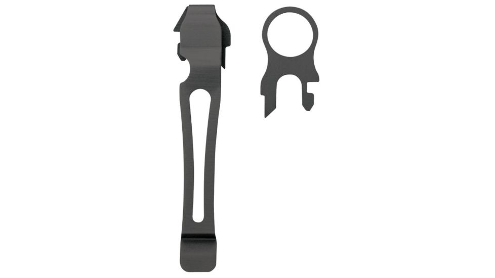 Leatherman Removable Pocket Clip, QR Lanyard Ring, Black Oxide 934855
