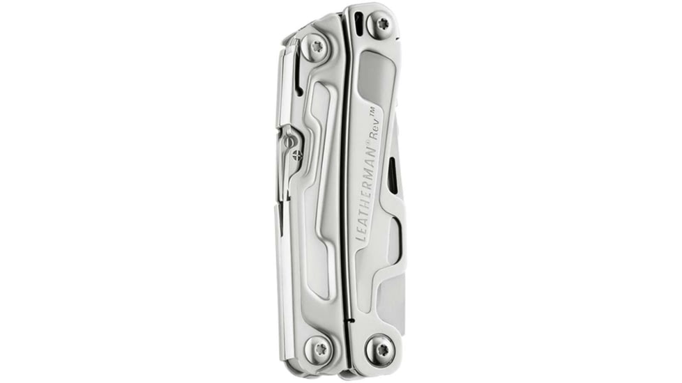 Leatherman Rev Multi-Tool, 420HC Stainless Steel, 420HC Blade, 3.8in Closed Length, No Sheath, Standard, 832127