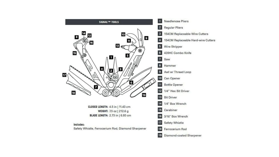 Leatherman Signal With Sheath Standard 832262