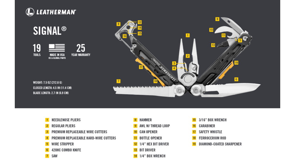 Leatherman Signal With Sheath Standard 832262