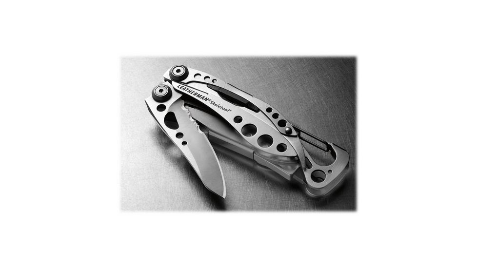 Leatherman Skeletool 420HC Multitool w/ Clip Point Blade &amp; Partially Serrated l 830845