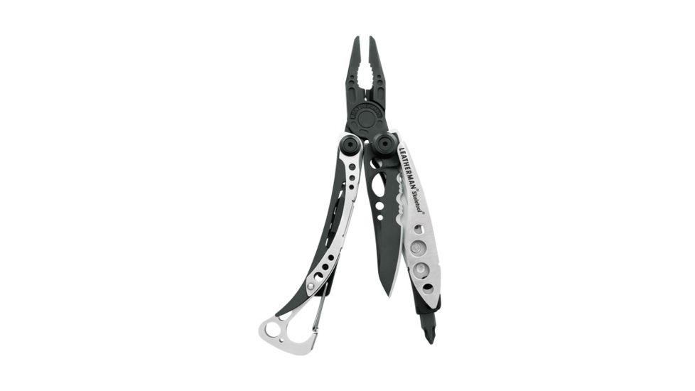 Leatherman Skeletool Multi-Tool w/Knife, Silver/ Black 832627