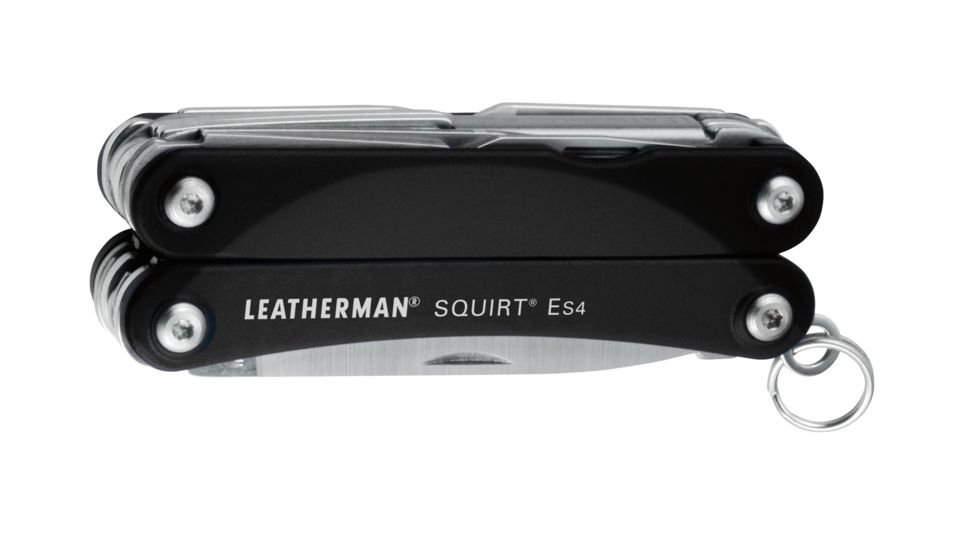 Leatherman Squirt ES4 Black Handle Keychain Tool