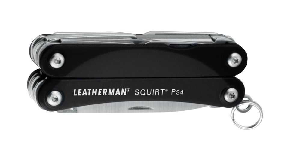 Leatherman Squirt PS4 Black Handle Keychain Multi Tool