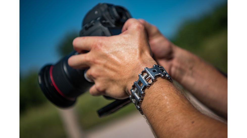 Leatherman Tread LT Bracelet, Watch Band, Multi-Tool, Slim Version, Black, 832428