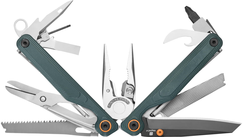 Leatherman Wave Alpha Multi-Tool, 2.88in, MagnaCut Stainless Steel Blade, Cascadia Stainless Steel Handle, 833400