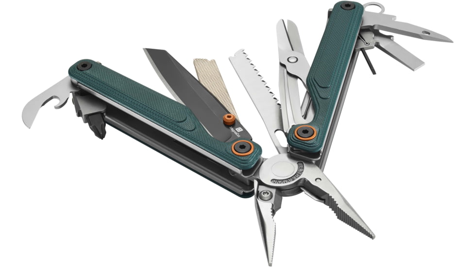 Leatherman Wave Alpha Multi-Tool, 2.88in, MagnaCut Stainless Steel Blade, Cascadia Stainless Steel Handle, 833400