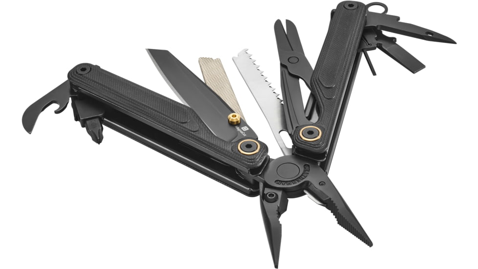 Leatherman Wave Alpha Multi-Tool, 2.88in, MagnaCut Stainless Steel Blade, Obsidian Stainless Steel Handle, 833332