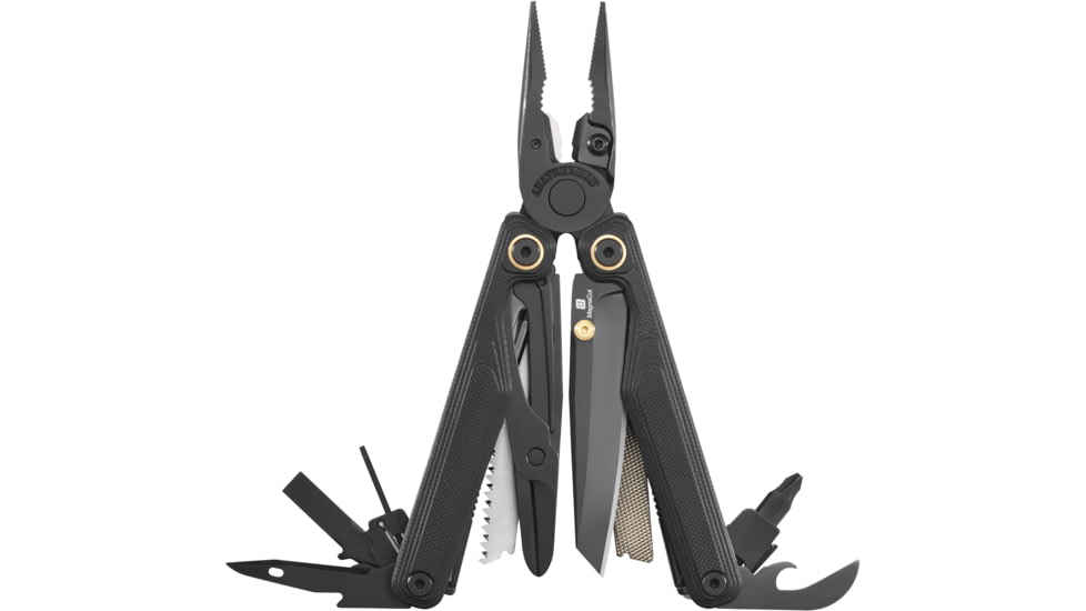 Leatherman Wave Alpha Multi-Tool, 2.88in, MagnaCut Stainless Steel Blade, Obsidian Stainless Steel Handle, 833332
