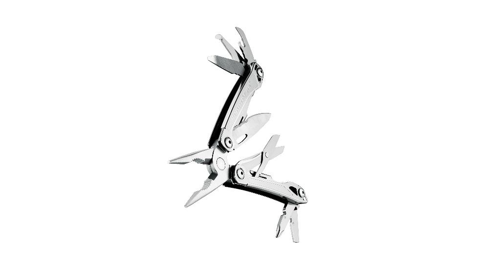 Leatherman Wingman Multi-Tool, 2.6in, 420HC Stainless Steel Blade, Stainless Steel Handle, 831426