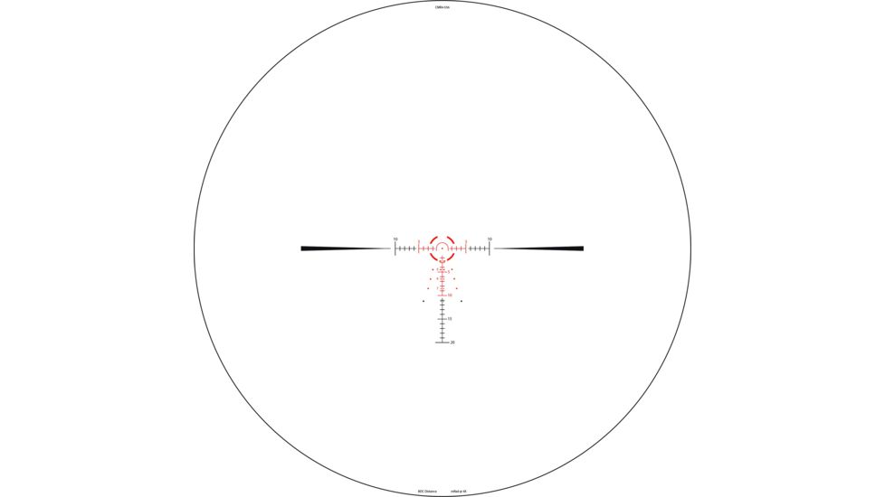 Hi-Lux CMR4-556 1-4X24 Tactical Rifle Scope w/Red Illuminated 556 NATO BDC Reticle, Matte Black CMR4-556-R, EDEMO1