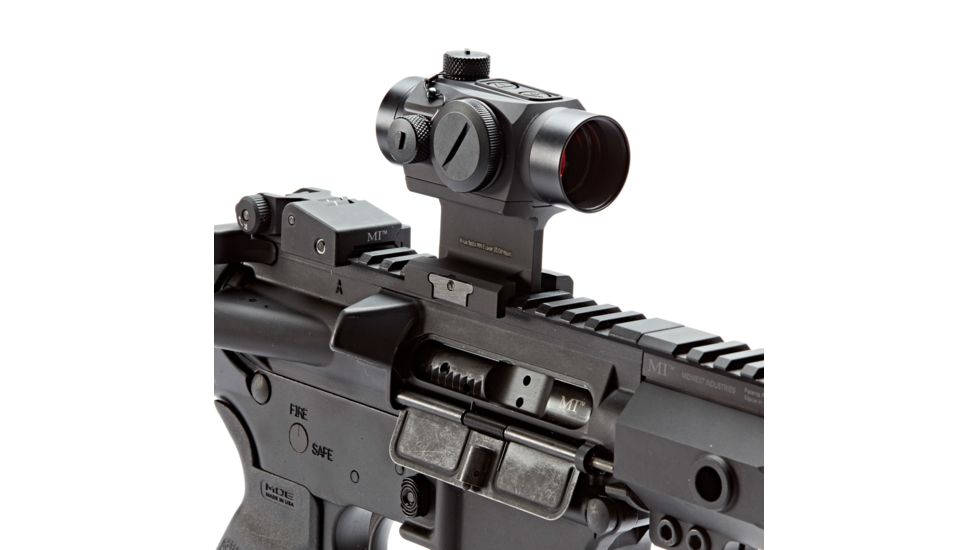 Hi-Lux Micro-Max B-Dot Gen2 Digital MM-2 Red Dot Sight w/Lower 1/3 Co-Witness Mount, Matte Black MM-2-L1/3