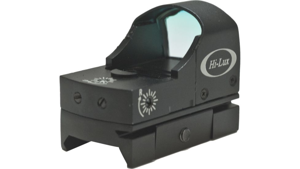 Hi-Lux Optics Tac-Dot 21X16Mm Tactical Red Dot Sight W/Integral Mount 4Moa Dot Size, Matte Black, Small ESTD2116