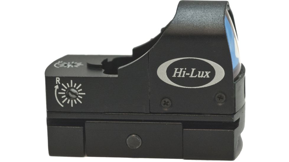 Hi-Lux Optics Tac-Dot 21X16Mm Tactical Red Dot Sight W/Integral Mount 4Moa Dot Size, Matte Black, Small ESTD2116