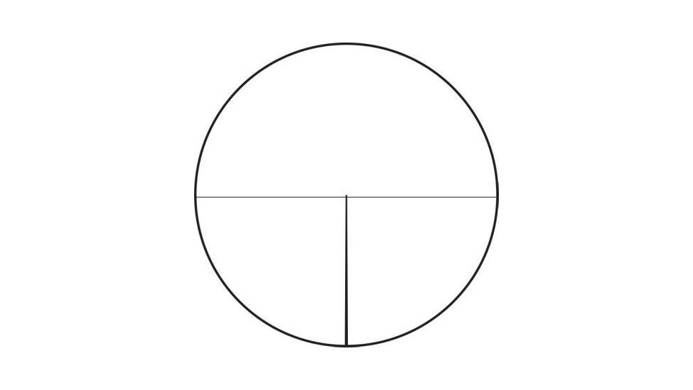 Hi-Lux Wm. Malcolm 2.5X M82G2 Rifle Scope with internal E/W Adjustment, Matte Black, Small, M82G2