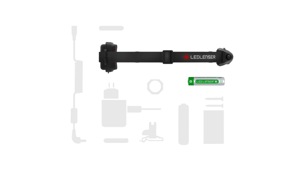 LED Lenser H4.2 3x AAA LED Headlamp, 250 Lumens, Box, Black, 880477