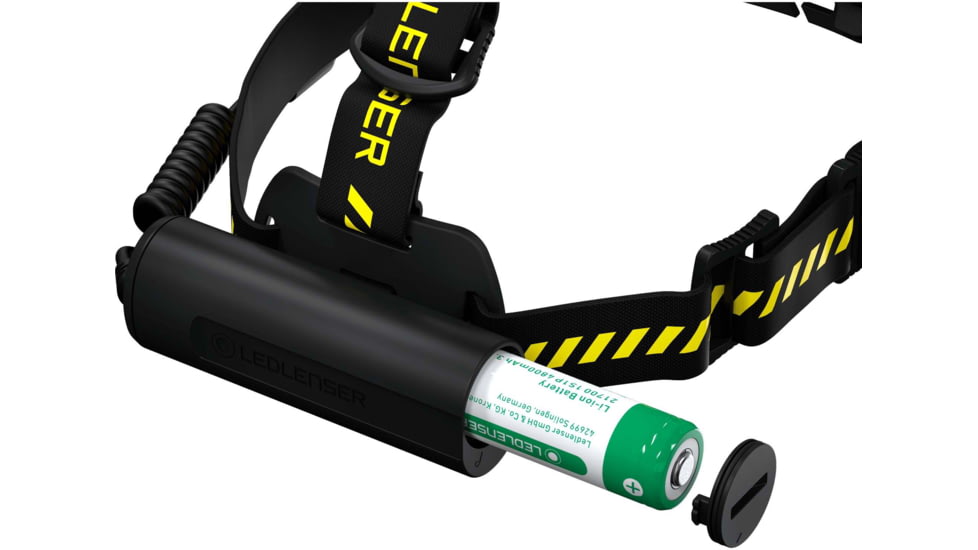 LED Lenser H7R Work Headlamp, Li-ion 3.7V, Black, 880511
