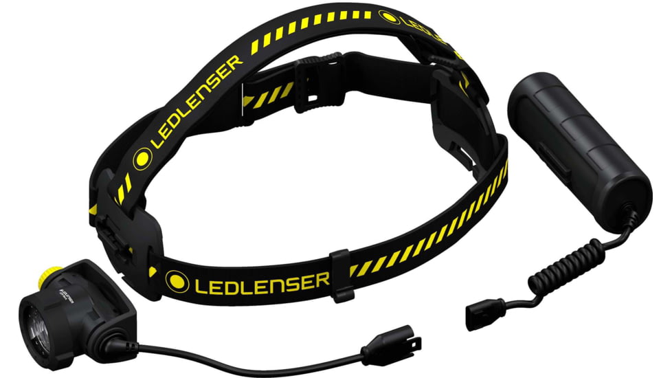 LED Lenser H7R Work Headlamp, Li-ion 3.7V, Black, 880511