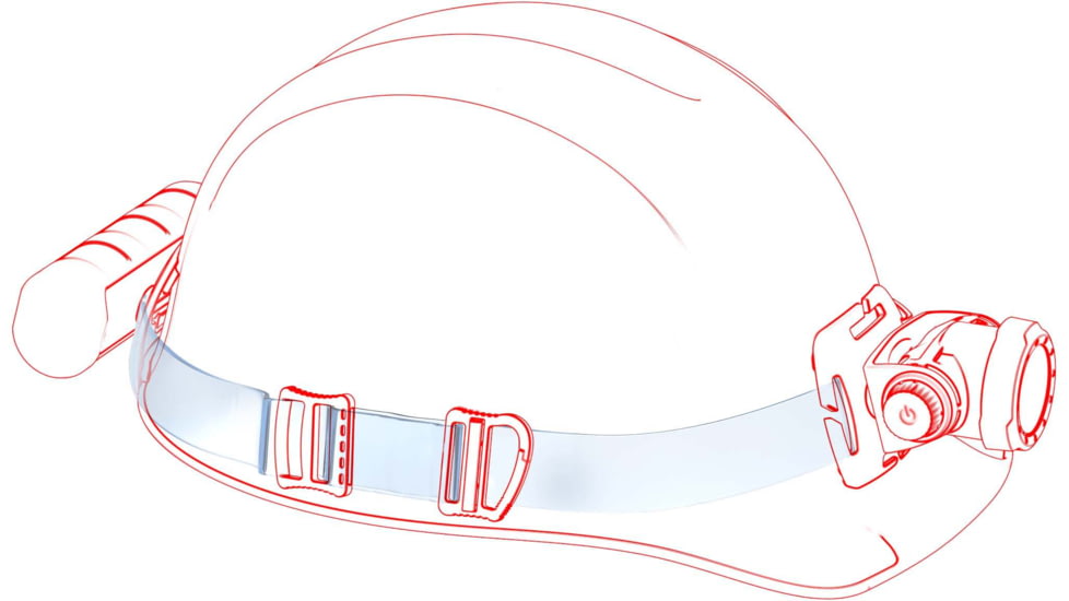 LED Lenser H7R Work Headlamp, Li-ion 3.7V, Black, 880511