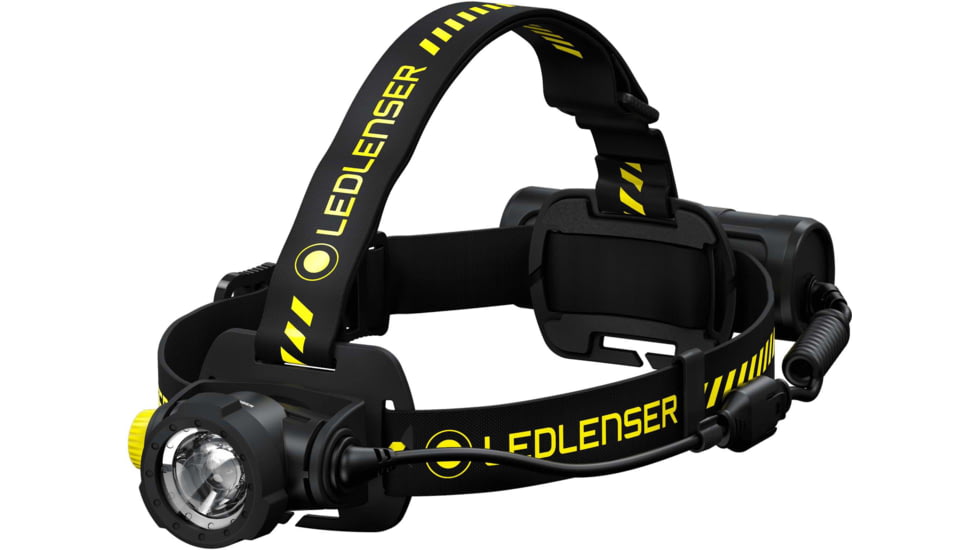 LED Lenser H7R Work Headlamp, Li-ion 3.7V, Black, 880511